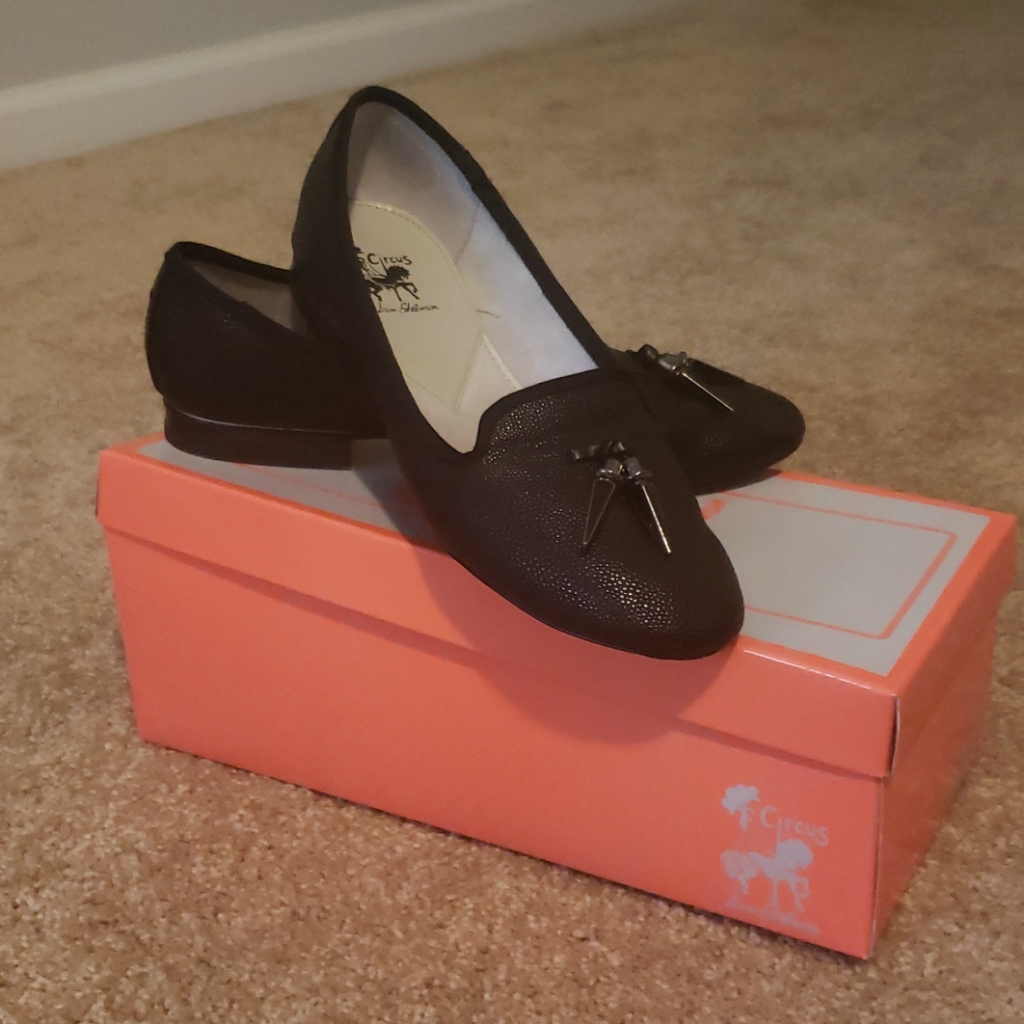 Black Tassled Flats